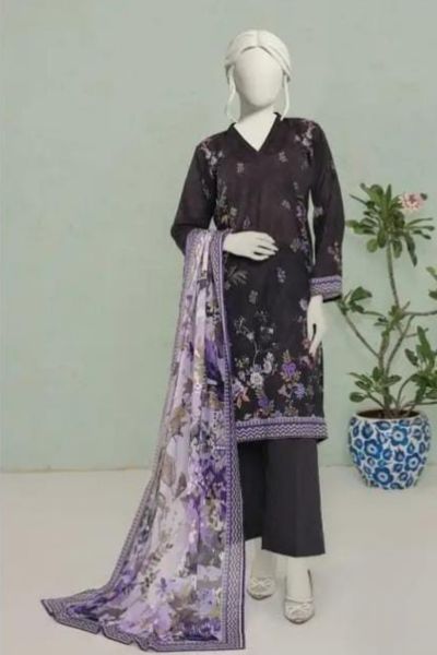 3-Piece Unstitched Suit
