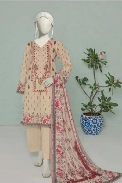 3-Piece Unstitched Suit