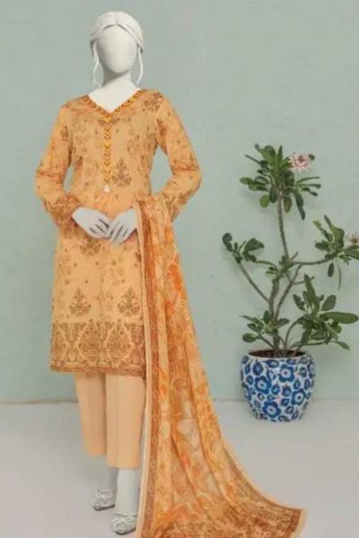 3-Piece Unstitched Suit