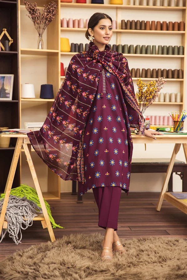 3-Piece Unstitched lawn 42201075-R